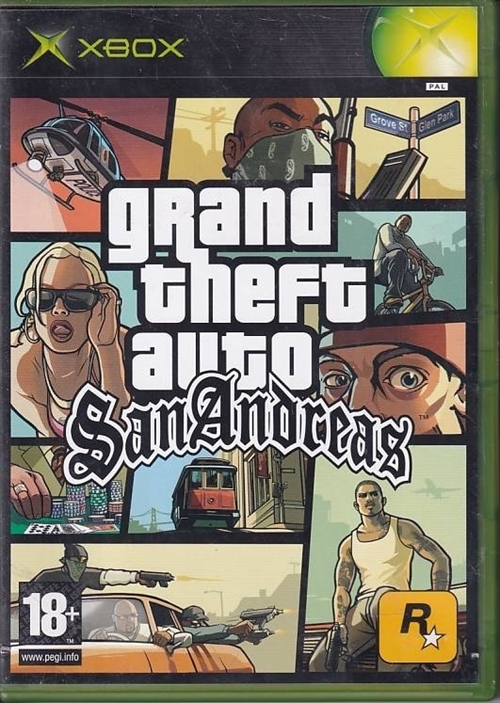 Grand Theft Auto San Andreas - XBOX (B Grade) (Genbrug)
